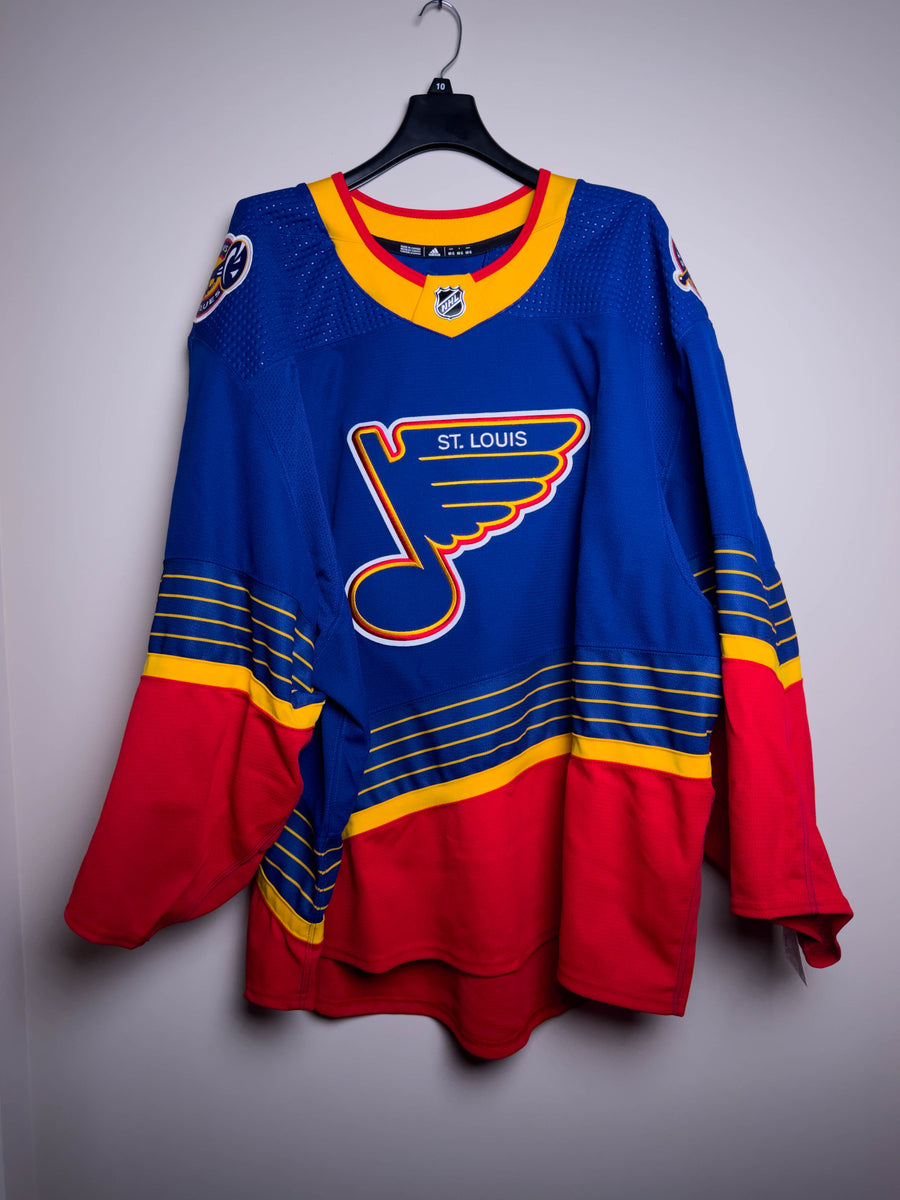 St. Louis Blues NHL Adidas MiC Team Issued 90's Vintage Jersey Size 60 –  Wave Time Thrift