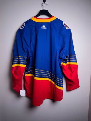 St. Louis Blues NHL Adidas MiC Team Issued 90's Vintage Jersey Size 60 (Player Size)