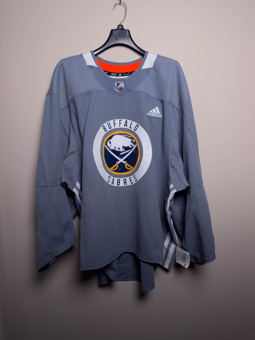 Buffalo Sabres NHL Adidas MiC Team Issued Practice Jersey Size 58G (Goalie Cut)