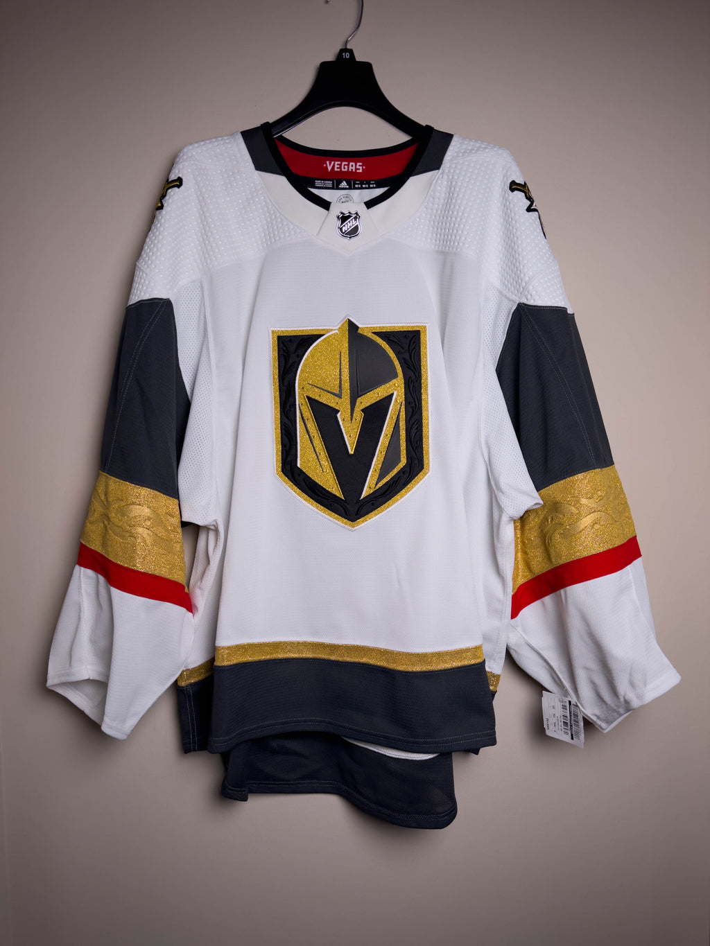 Vegas Golden Knights NHL Adidas MiC Team Issued Away Jersey Size