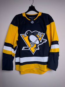 Pittsburgh Penguins NHL Adidas MiC Team Issued Home Jersey Size 52 (Player Size)