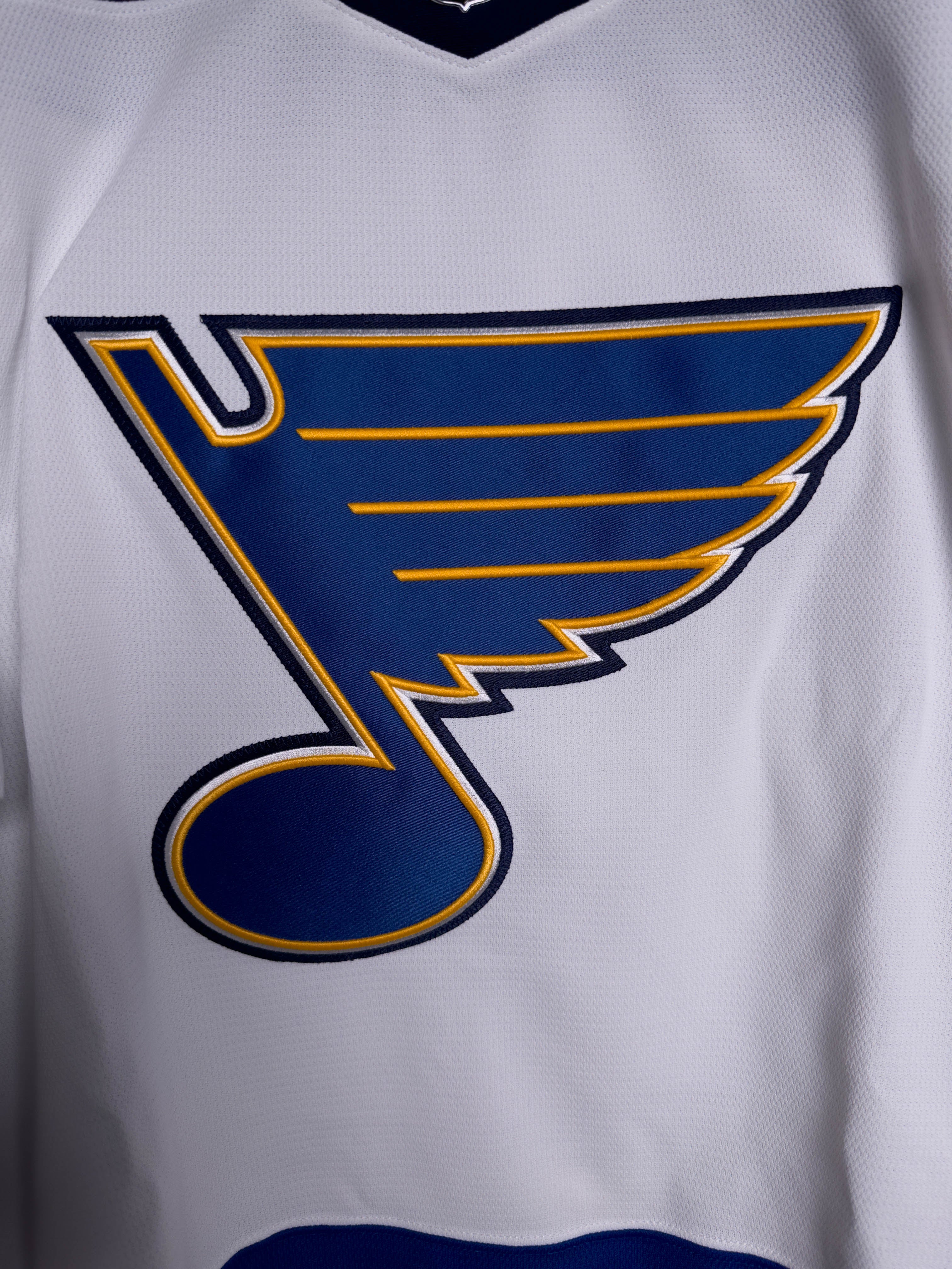 St. Louis Blues NHL Adidas MiC Team Issued Home Jersey Size 52 (Player Size)