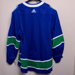 Vancouver Canucks NHL Adidas MiC Team Issued Home Jersey Size 58 (Player Size)
