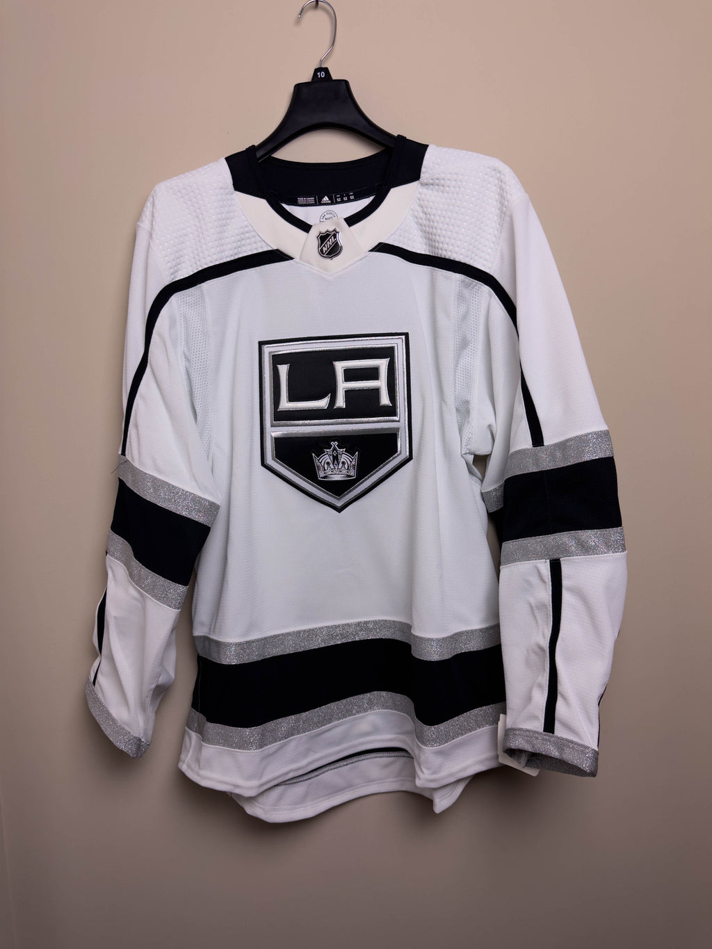 Los Angeles Kings NHL Adidas MiC Team Issued Away Jersey Size 52 (Player Size)