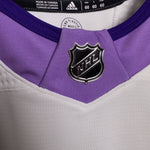Tampa Bay Lightning NHL Adidas MiC Team Issued Hockey Fights Cancer Jersey Size 60 (Player Size)