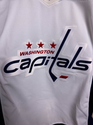 Washington Capitals NHL Adidas MiC Team Issued Away Jersey Size 52 (Player Size)
