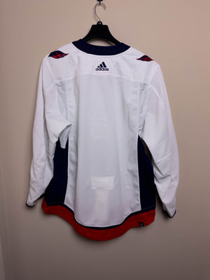 Washington Capitals NHL Adidas MiC Team Issued Away Jersey Size 52 (Player Size)