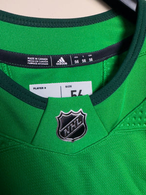 Minnesota Wild NHL Adidas MiC Team Issued St. Patrick Day Jersey Size 56 (Player Size)