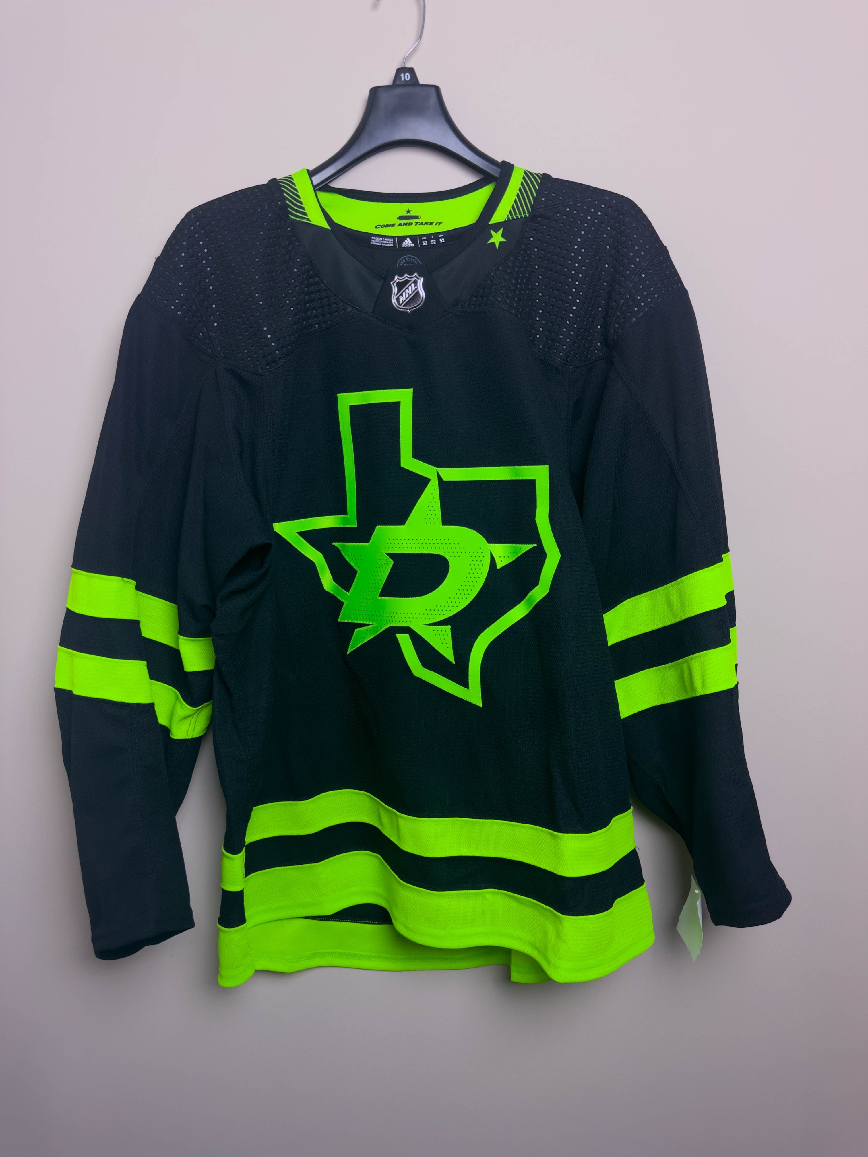 Dallas Stars NHL Adidas MiC Team Issued Alternate Premier Jersey Size 52 (Player Size)