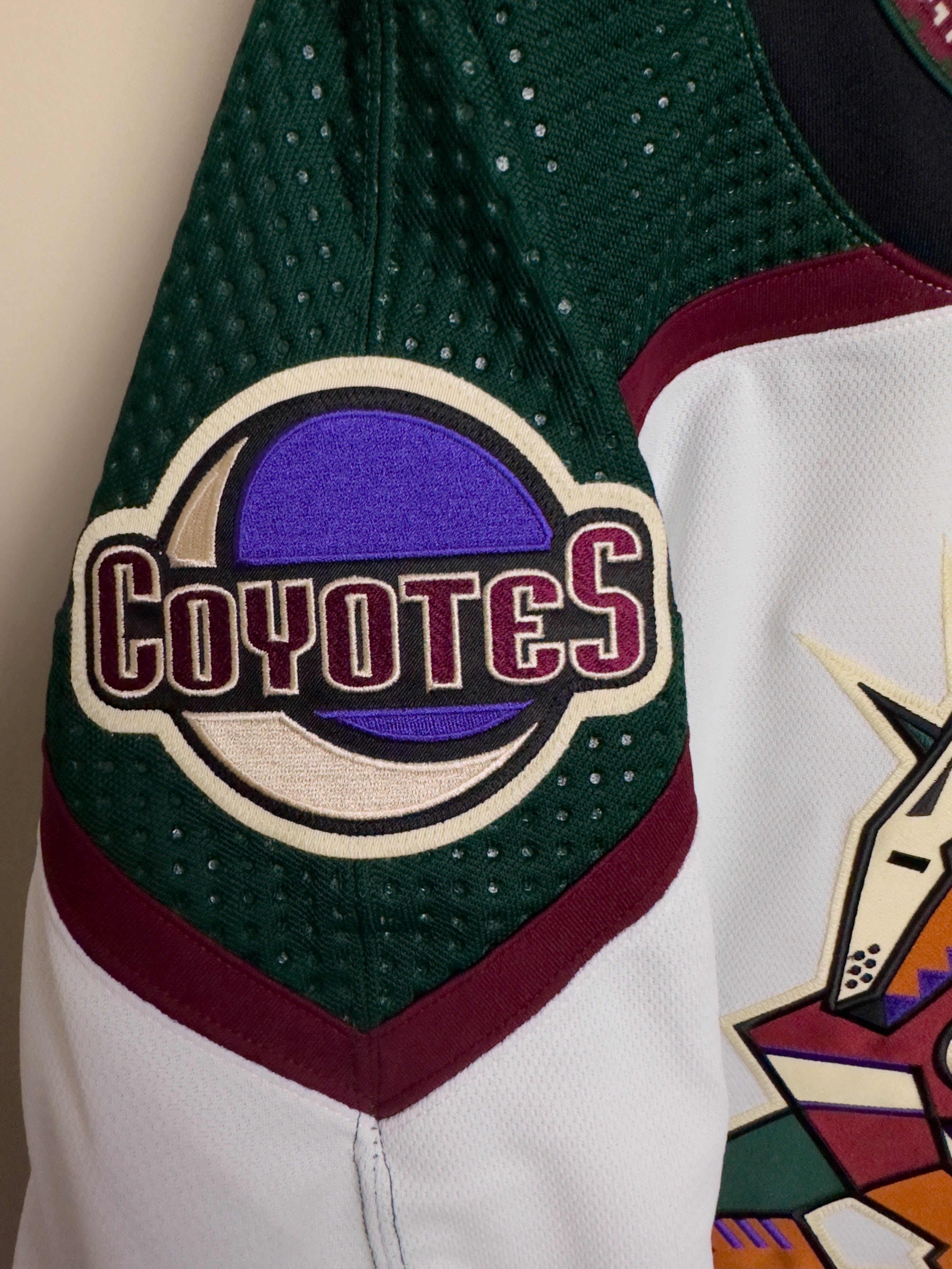 Arizona Coyotes NHL Adidas MiC Team Issued Away Jersey Size 60G (Goalie Cut)