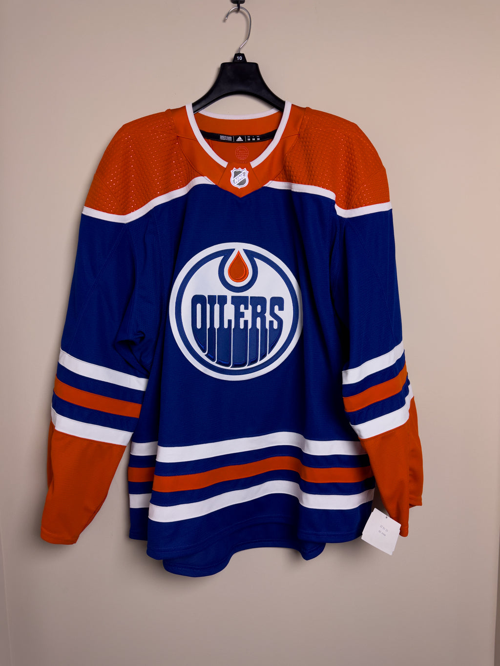 Edmonton Oilers NHL Adidas Primegreen MiC Team Issued Home Jersey Size 58 (Player Size)