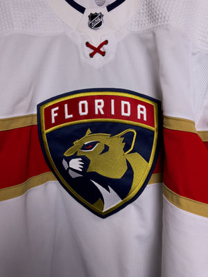 Florida Panthers NHL Adidas Primegreen MiC Team Issued Away Jersey Size 58G (Goalie Cut)