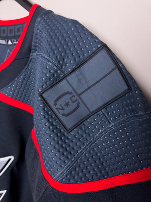 Carolina Hurricanes NHL Adidas MiC Team Issued Home Jersey Size 60G (Goalie Cut)