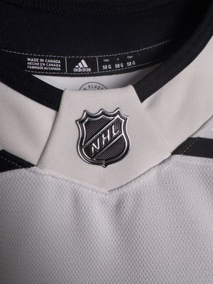 Los Angeles Kings NHL Adidas MiC Team Issued Away Jersey Size 58G (Goalie Cut)