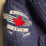 Winnipeg Jets NHL Adidas MiC Team Issued Home Jersey Size 58G (Goalie Cut)