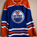 Edmonton Oilers NHL Adidas Primegreen MiC Team Issued Home Jersey Size 58G (Goalie Cut)