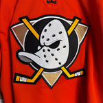 Anaheim Ducks NHL Adidas MiC Team Issued Alternate Jersey Size 60G (Goalie Cut)