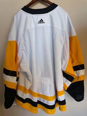 Pittsburgh Penguins NHL Adidas MiC Team Issued Away Jersey Size 60G (Goalie Cut)