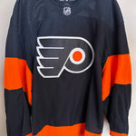 Philadelphia Flyers NHL Adidas MiC Primegreen Team Issued Alternate Jersey Size 60G (Goalie Cut)