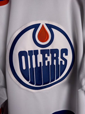 Edmonton Oilers NHL Adidas Primegreen MiC Team Issued Away Jersey Size 60G (Goalie Cut)