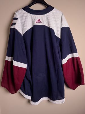 Colorado Avalanche NHL Adidas MiC Team Issued Alterante Jersey Primegreen Jersey Size 60G (Goalie Cut)