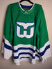 Carolina Hurricanes NHL Adidas MiC Team Issued Reverse Retro Whalers Home Jersey Size 60G (Goalie Cut)