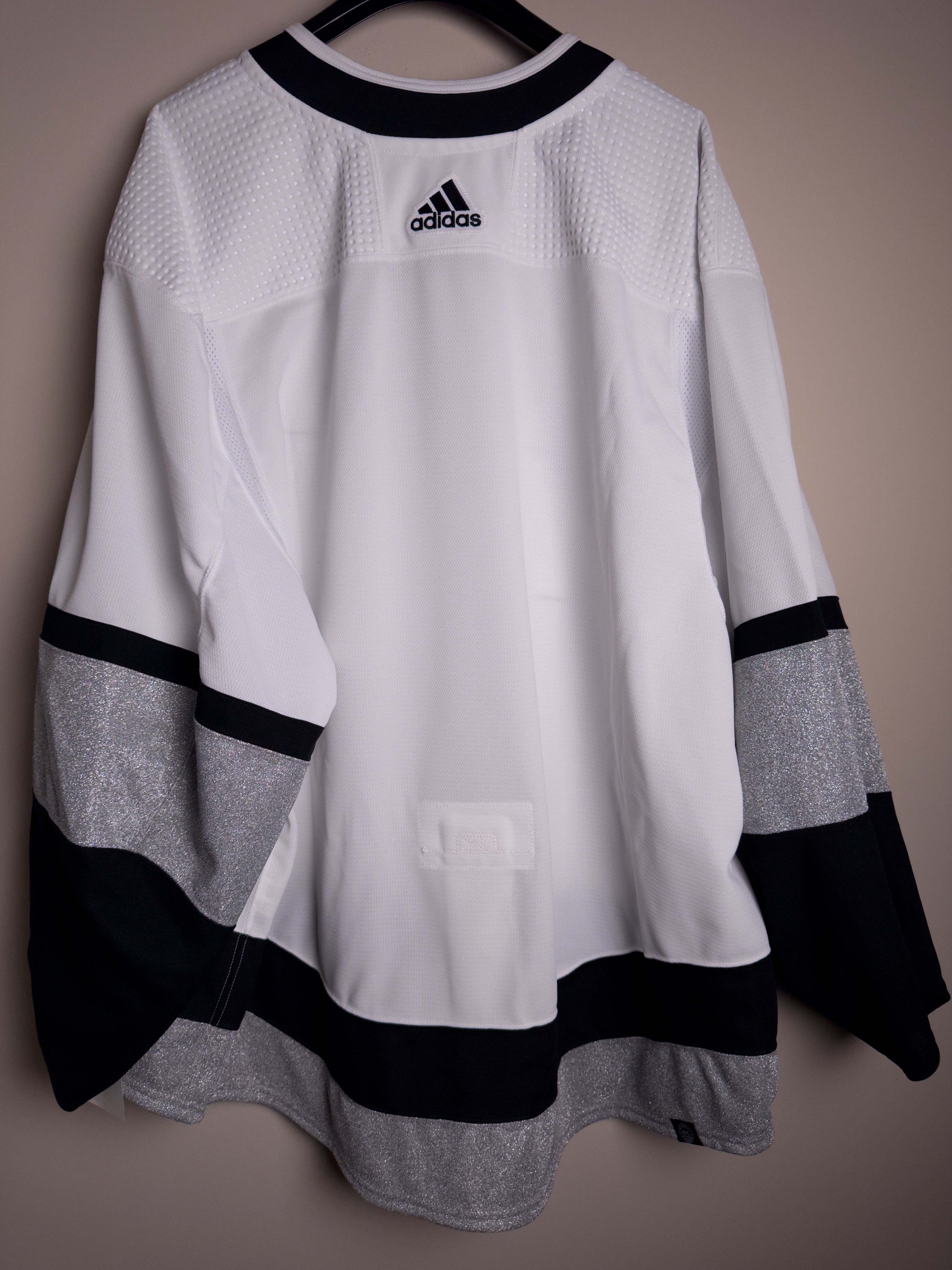 Los Angeles Kings NHL Adidas MiC Primegreen Team Issued Alternate Jersey Size 60G (Goalie Cut)