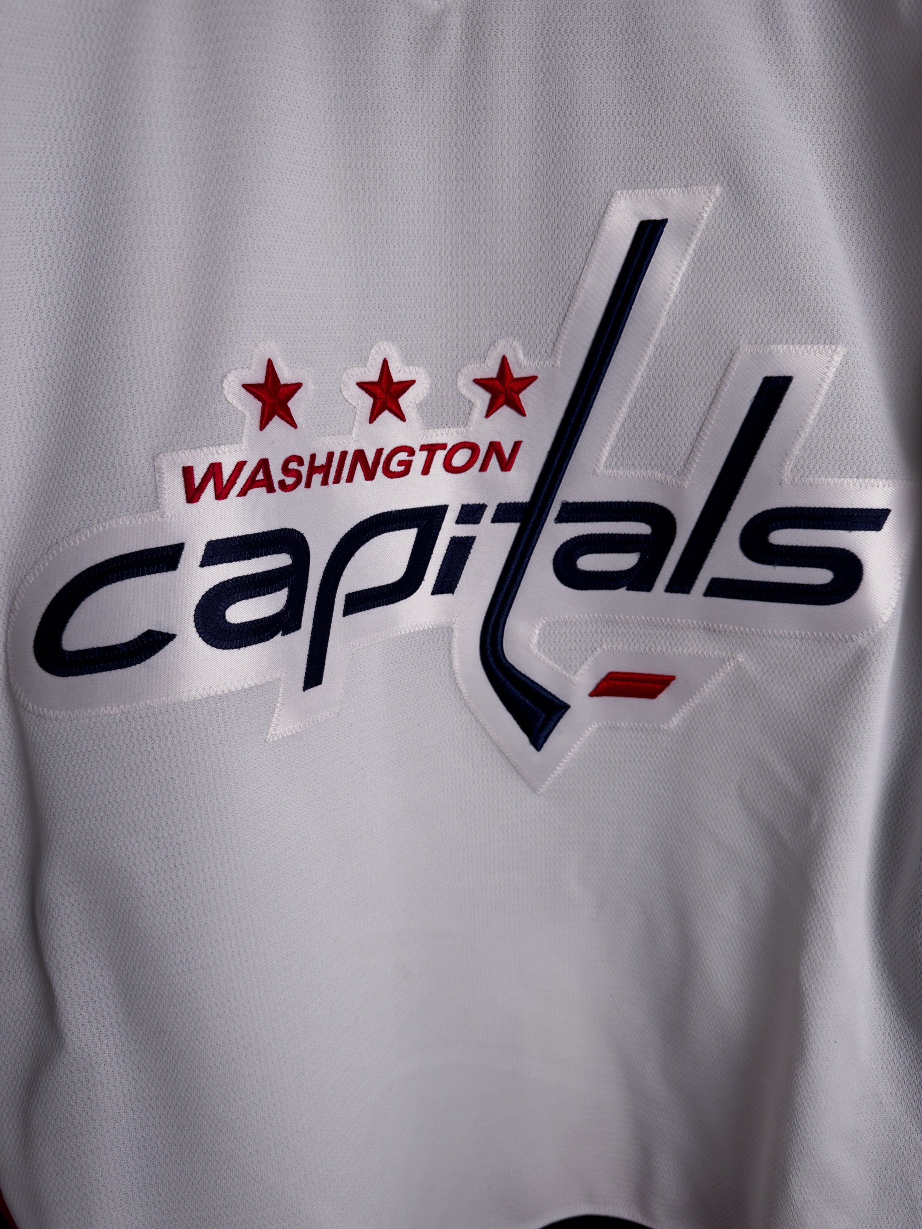 Washington Capitals NHL Adidas MiC Team Issued Away Jersey Size 60G (Goalie Cut)