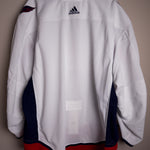 Washington Capitals NHL Adidas MiC Team Issued Away Jersey Size 60G (Goalie Cut)