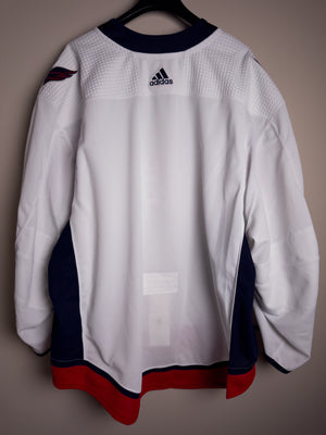 Washington Capitals NHL Adidas MiC Team Issued Away Jersey Size 60G (Goalie Cut)