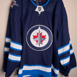 Winnipeg Jets NHL Adidas Primegreen MiC Team Issued Home Jersey Size 60G (Goalie Cut)