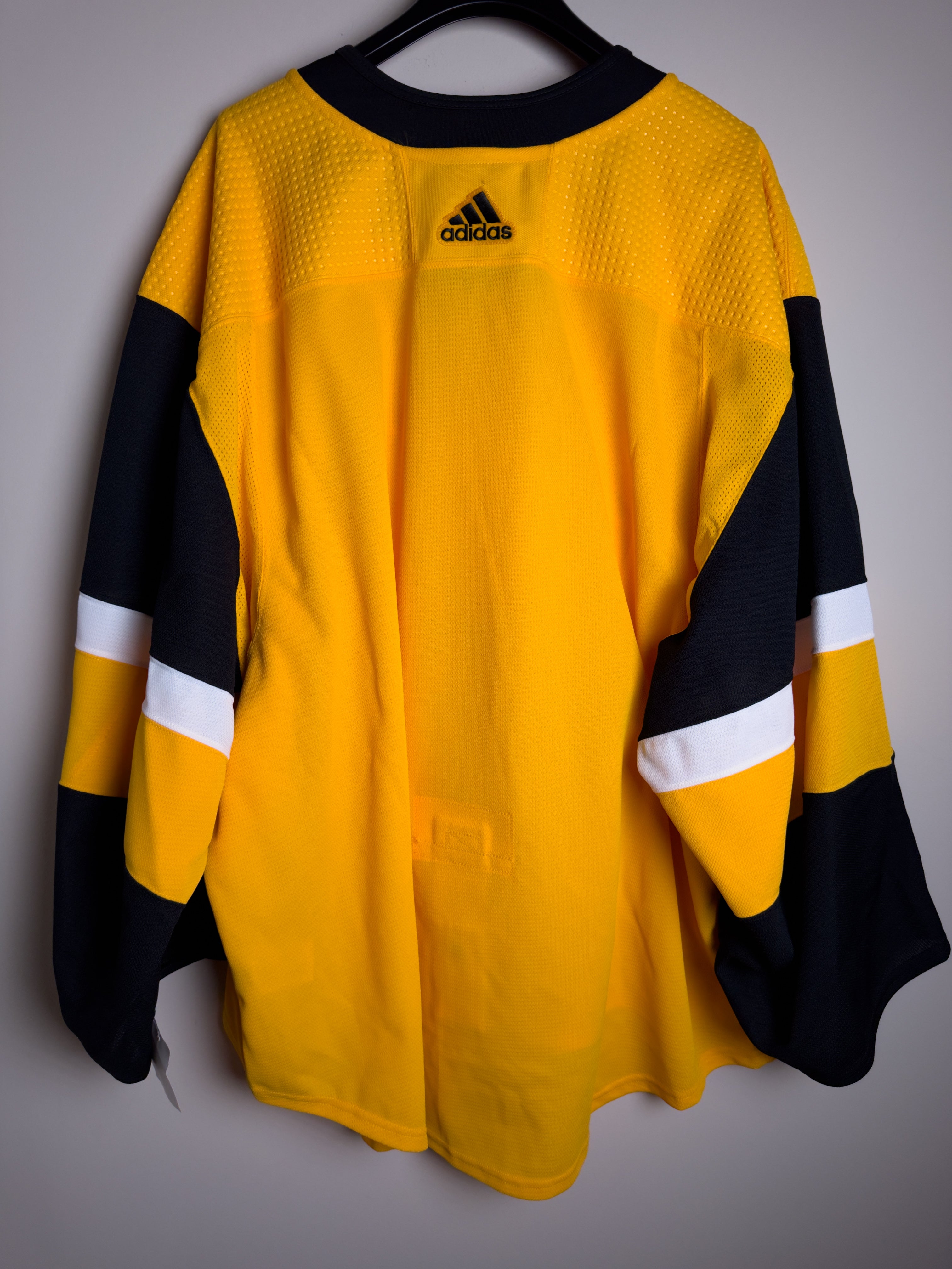 Pittsburgh Penguins NHL Adidas MiC Team Issued Alternate Jersey Size 60G (Goalie Cut)