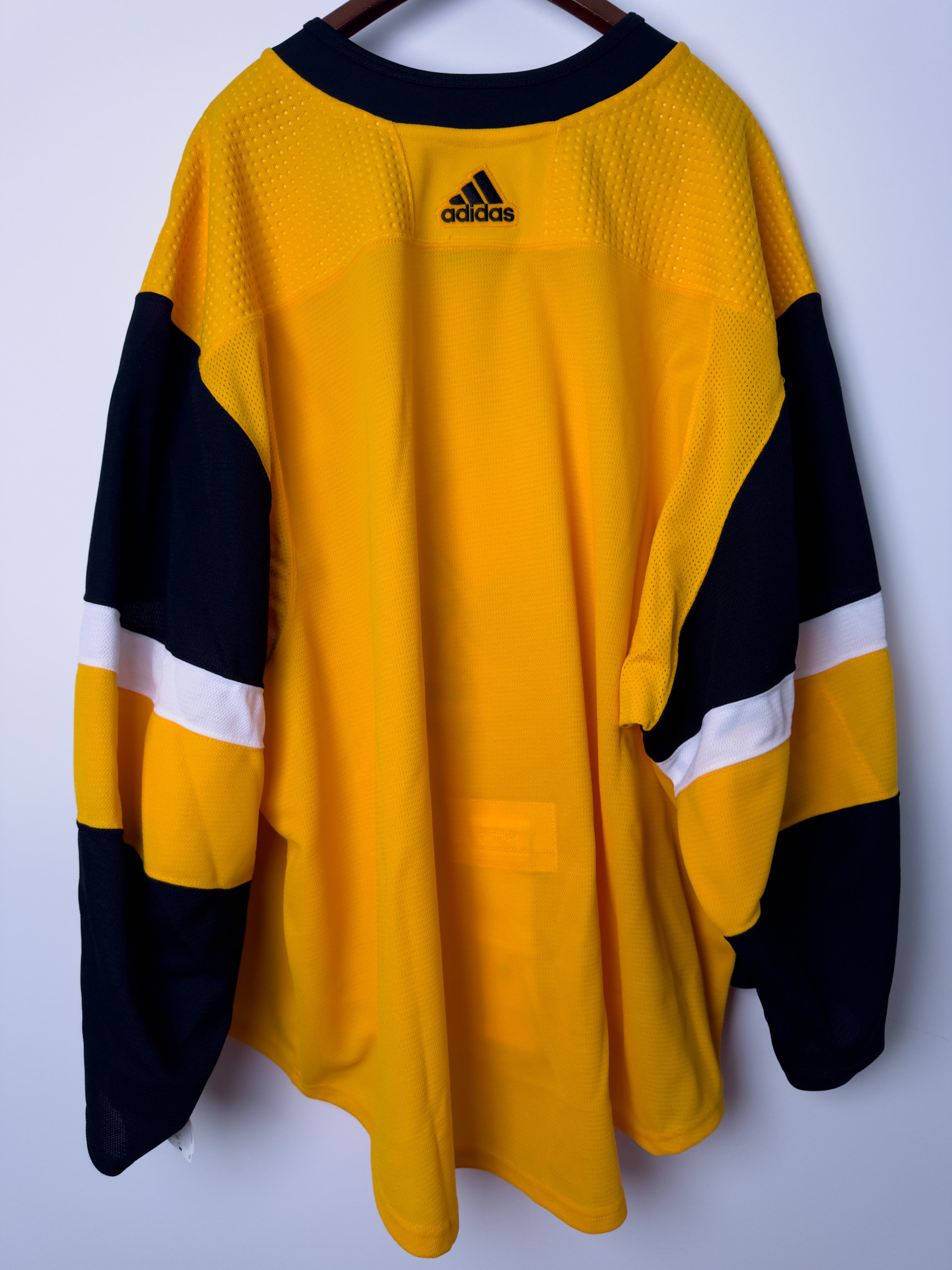 Pittsburgh Penguins NHL Adidas MiC Team Issued Alternate Jersey Size 60G (Goalie Cut)