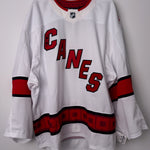 Carolina Hurricanes NHL Adidas MiC Team Issued Away Jersey Size 60G (Goalie Cut)