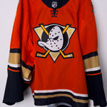 Anaheim Ducks NHL Adidas MiC Team Issued Alternate Jersey Size 60G (Goalie Cut) 