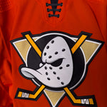 Anaheim Ducks NHL Adidas MiC Team Issued Alternate Jersey Size 60G (Goalie Cut) 