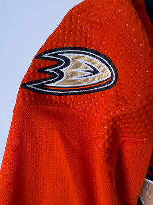 Anaheim Ducks NHL Adidas MiC Team Issued Alternate Jersey Size 60G (Goalie Cut) 