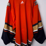 Anaheim Ducks NHL Adidas MiC Team Issued Alternate Jersey Size 60G (Goalie Cut) 