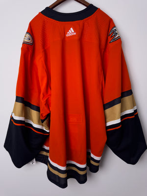 Anaheim Ducks NHL Adidas MiC Team Issued Alternate Jersey Size 60G (Goalie Cut) 