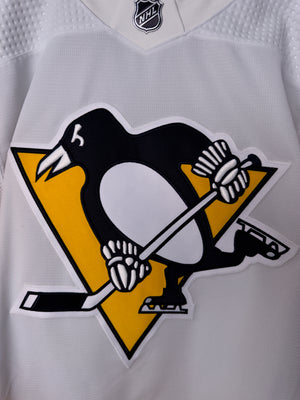 Pittsburgh Penguins NHL Adidas MiC Team Issued Away Jersey Size 60G (Goalie Cut)