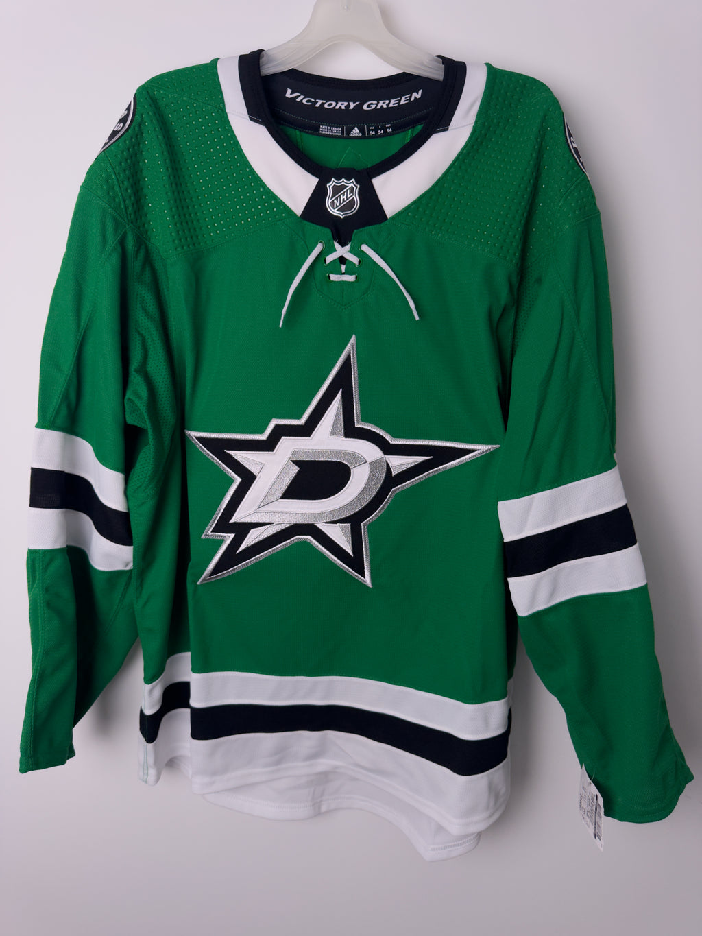 Dallas Stars NHL Adidas Made in Canada Team Issued Home Jersey Size 54