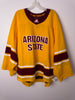 Arizona State Sun Devils NCAA Adidas Made in Canada Team Issued Gold Heritage Jersey Size 60G (Goalie Cut)