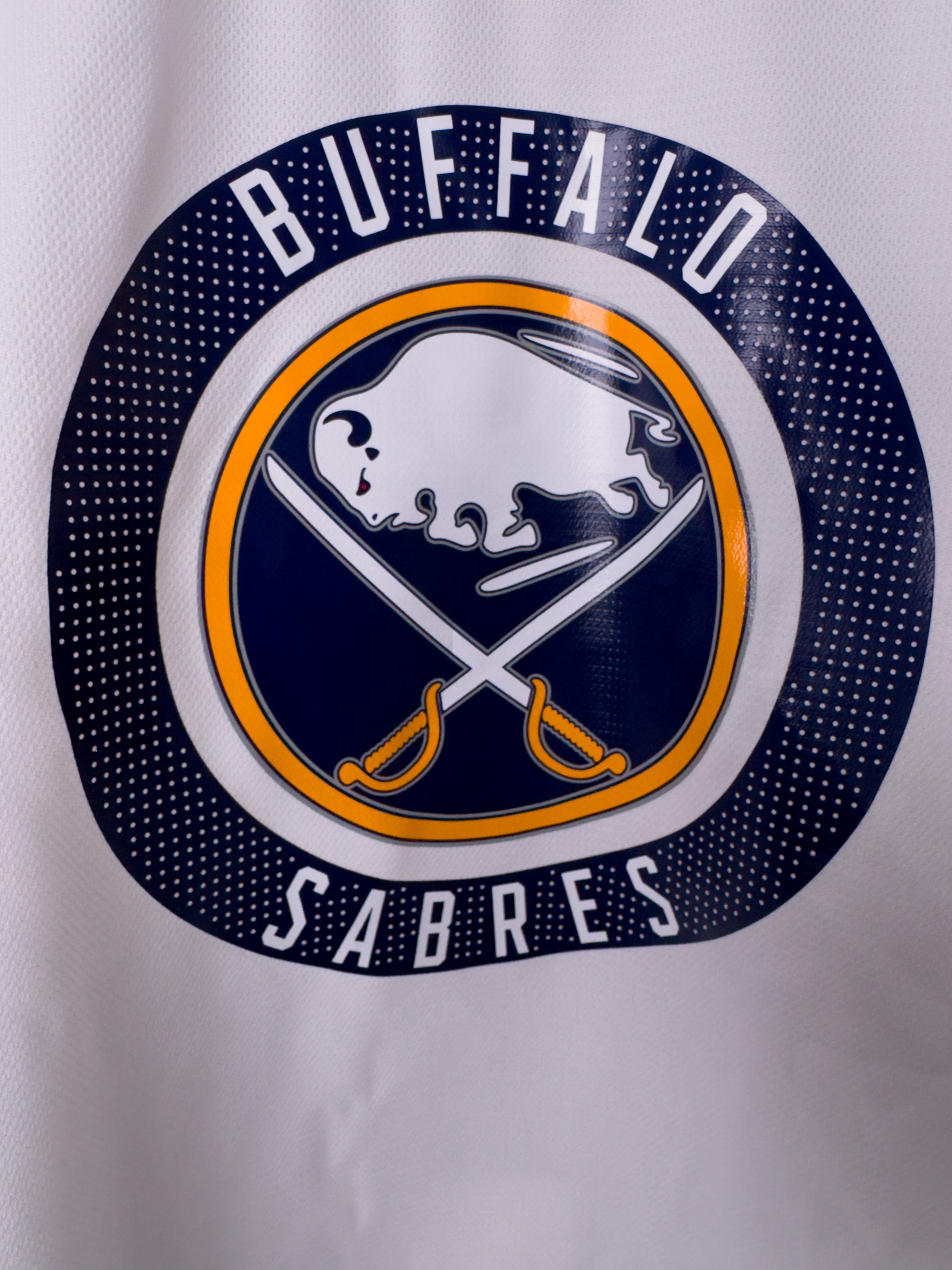 Buffalo Sabres NHL Adidas MiC Team Issued Practice Jersey White size 60G