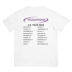 "Thrifting Tour" Vintage Y2K White T-Shirt