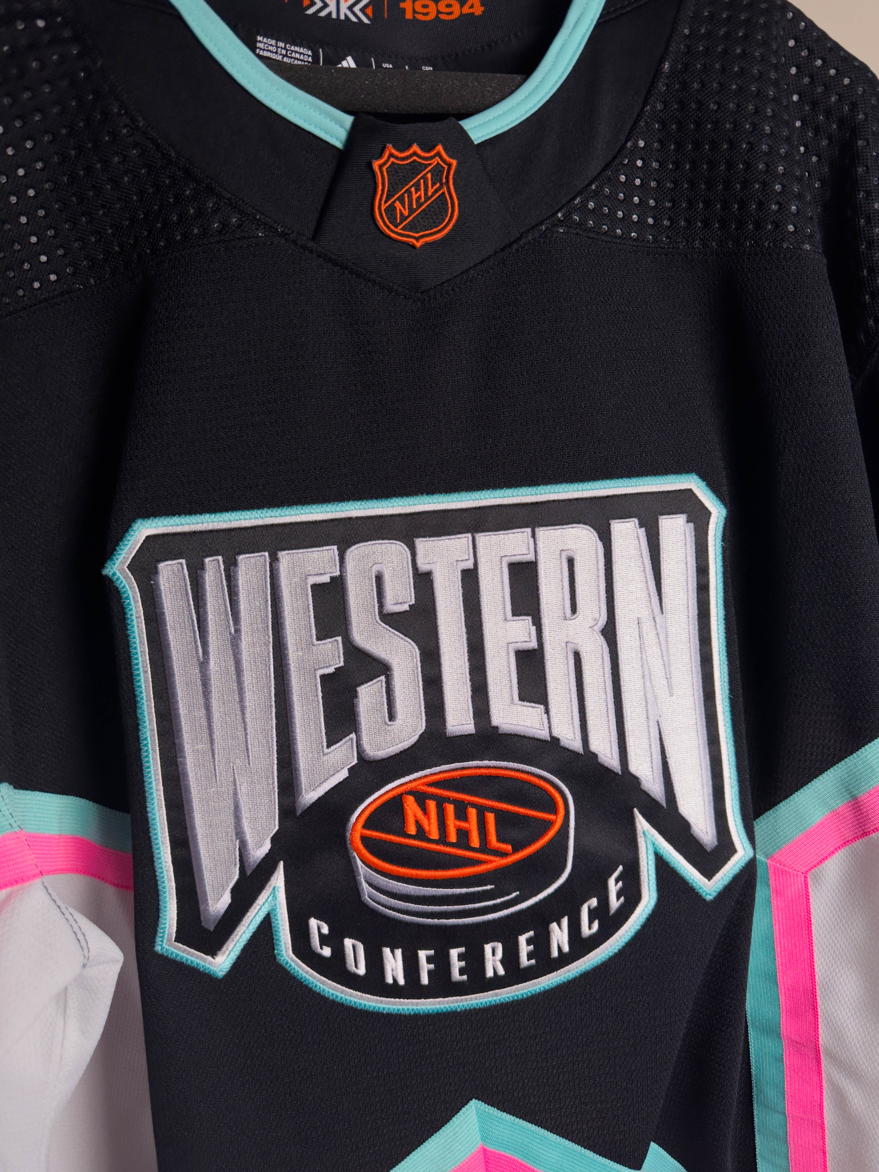 2023 NHL ALL STAR WESTERN CONFERENCE AUTHENTIC ADIDAS JERSEY BLACK