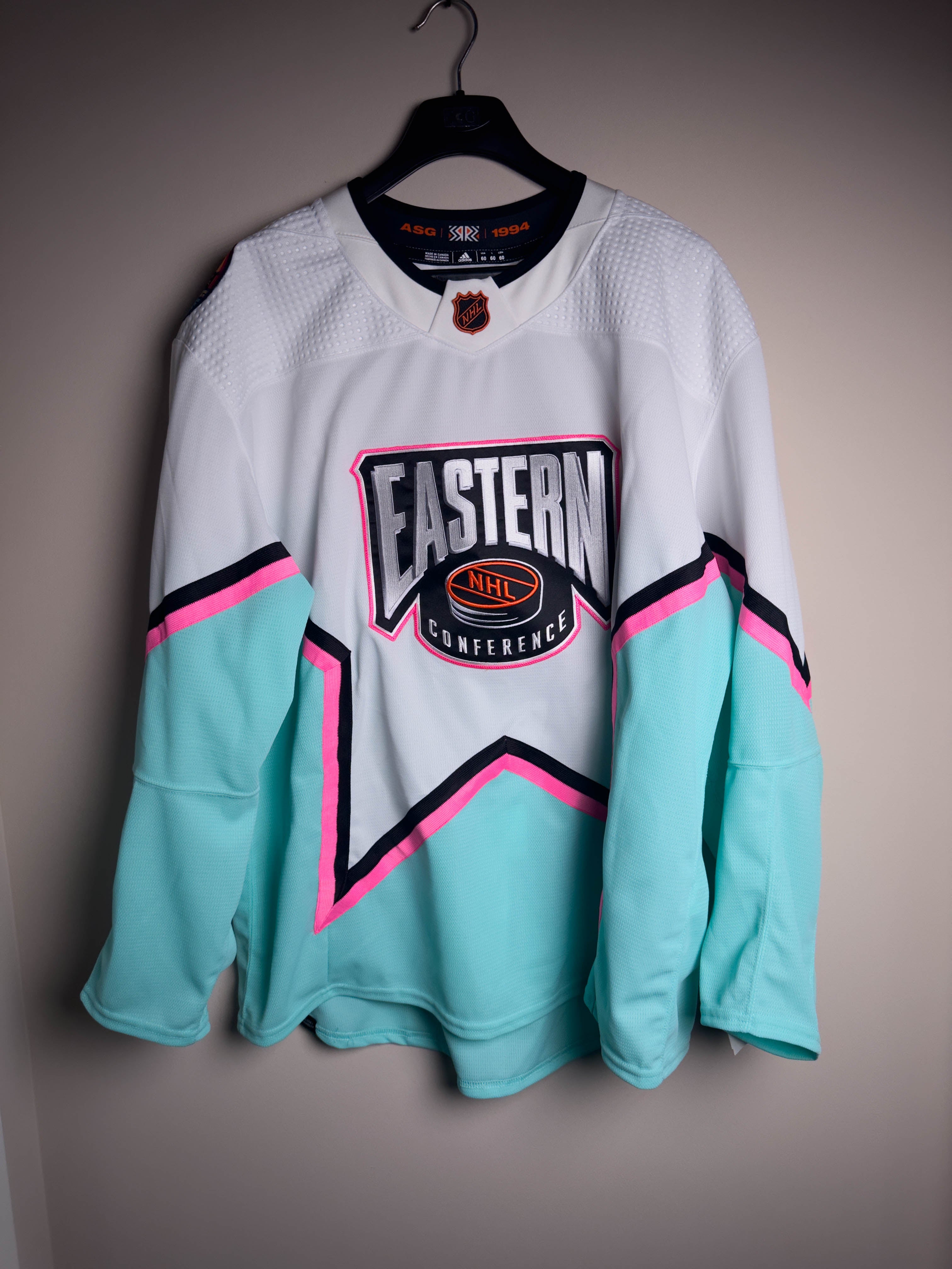 2023 NHL ALL STAR EASTERN CONFERENCE AUTHENTIC ADIDAS JERSEY WHITE