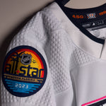2023 NHL ALL STAR WESTERN CONFERENCE AUTHENTIC ADIDAS JERSEY WHITE - Size 58G (Goalie Cut Jersey)