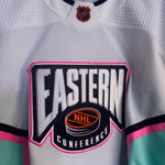 2023 NHL ALL STAR EASTERN CONFERENCE AUTHENTIC ADIDAS JERSEY WHITE - Size 60G (Goalie Cut Jersey)
