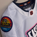 2023 NHL ALL STAR EASTERN CONFERENCE AUTHENTIC ADIDAS JERSEY WHITE - Size 60G (Goalie Cut Jersey)