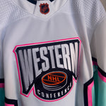 2023 NHL ALL STAR WESTERN CONFERENCE AUTHENTIC ADIDAS JERSEY WHITE - Size 60 (Player Size)